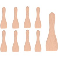 Tefal - Ersatzteil - Lot de 9 pelles en bois pour Poêlon, spatules raclette - moulinex von Tefal