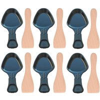 Ersatzteil - Set aus 6 Raclette-Pfännchen und 6 Holzspateln - - TEFAL, MOULINEX Ersatzteil - Set aus 6 Raclette-Pfännchen und 6 Holzspateln - - TEFAL, MOULINEX von Tefal