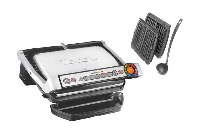 Optigrill mit Waffelplatten und Kelle von Tefal