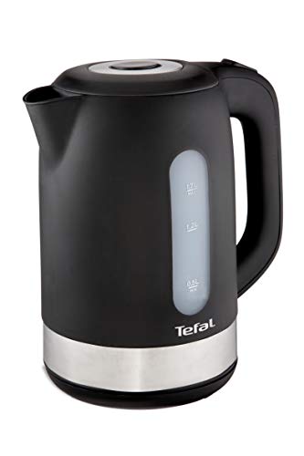 Tefal 3045386354184 KO330830 Wasserkocher, Rostfreies Metall, 1.7 liters, schwarz/Silber von Tefal