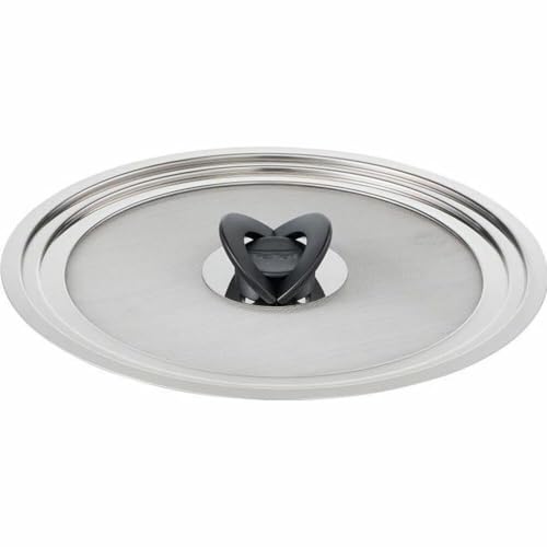 Tefal 3168430286146 Ingenio Spritzschutzdeckel, Edelstahl, 24-30 cm, L9879902 von Tefal