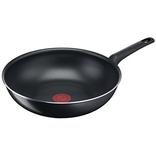 Tefal B55619 Titan 1X SimpleCook Wokpfanne 28 cm - 2100118533 schwarz von Tefal