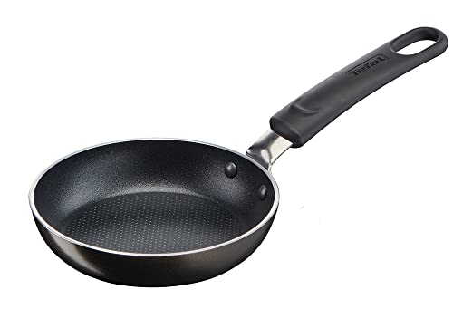 Tefal Simple Cook Mini-Blini-Bratpfanne 12 cm, Antihaftversiegelung, kleine Pfanne, mühelose Reinigung, Pancake Pfanne, Thermo-Signal bei idealer Brattemperatur, nicht induktionsgeeignet, B57000 von Tefal