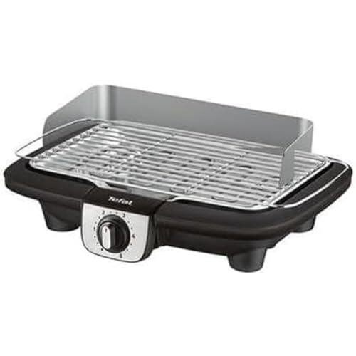 Tefal BG90A810 Easy Grillrost, 2300 W, verstellbarer Thermostat, Wasserauffangbehälter, Geruchsreduzierung, Stahl-schwarz von Tefal