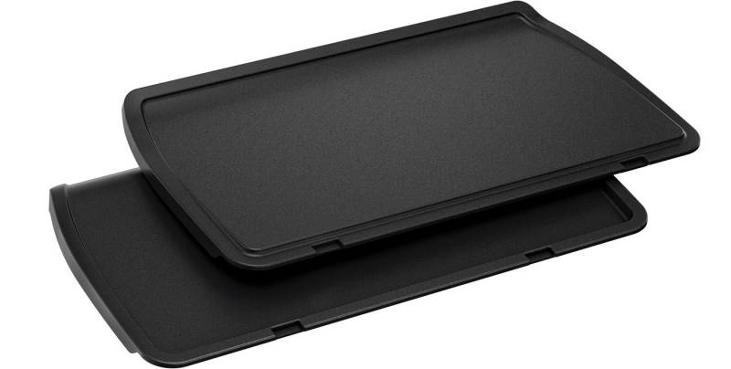 Tefal Backblech XA7298 OptiGrill, Aluminium, (Set), Plancha-Platten XL, für empfindliche Zutaten, antihaftb. Alu-Druckguss von Tefal