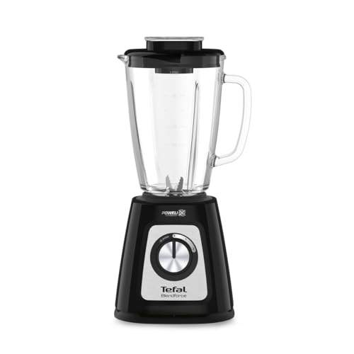 Tefal BL4358 Tischmixer, Glas, 1250 milliliters, Schwarz von Tefal