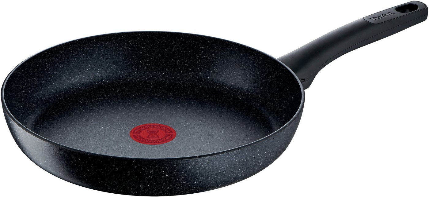 Tefal Bratpfanne G28102 Black Stone Ø 20 cm, Aluminium, Mineralia+ Antihaftversiegelung, Thermo-Signal, induktionsgeeignet von Tefal