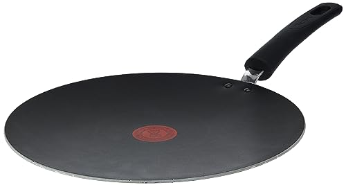 Tefal Bratpfanne | G6 Tempo Flame 30 cm Tawa Pan | Antihaftbeschichtung mit Thermo Spot | Rot | Aluminium | C3041583 von Tefal