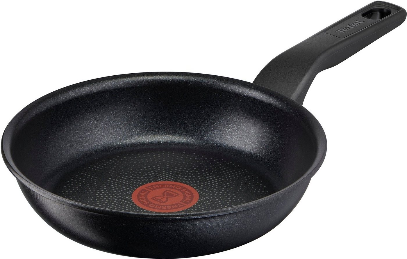 Tefal Bratpfanne Titanium Force, Aluminium, extra haltbare Antihaft-Beschichtung, Thermo Signal, Schüttrand von Tefal