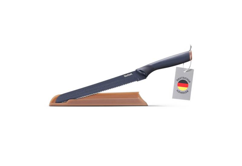 Tefal Brotmesser K12218 Fresh Kitchen, 20 cm, Klinge aus Edelstahl mit titanverstärkter Antihaftbeschichtung von Tefal