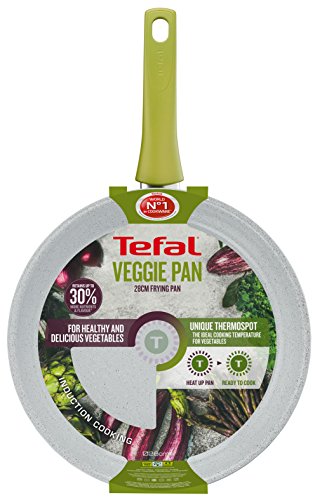 Tefal C4090642 Veggie Bratpfanne, 28 cm, Grau von Tefal