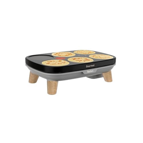 Tefal Crêpier Gourmet PY901BF1 Elektrischer Crêpes-Topf, 6 Ausgaben, Antihaftbeschichtung, einfache Aufbewahrung, Thermo-Spot, Tefal Crêpier Gourmet PY901BF1 Elektrischer Crêpes-Topf, 6 Ausgaben, Antihaftbeschichtung, einfache Aufbewahrung, Thermo-Spot, von Tefal