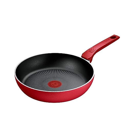 Tefal Daily Expert C2890402 Pfanne 24 cm, Induktion, Antihaftbeschichtung, Temperaturanzeige, tiefe Form, bequemer Griff, leckeres und gesundes Essen, Made in France, Daily Expert C2890402 von Tefal