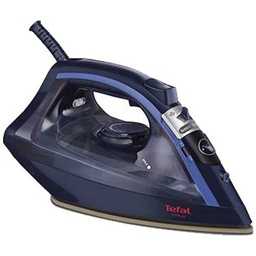 Tefal Dampfbügeleisen FV1713 Virtuo | 2000 W | Tropfstop System | Dampfstoß 90 g/Min. | Kompaktes Design | Dunkelblau von Tefal