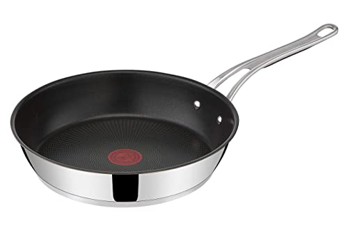 Jamie Oliver by Tefal Cook's Classics Bratpfanne 28 cm, Antihaftversiegelung, Induktionstauglich, Backofenfest, Edelstahl, Genieteter Griff, E3060635 von Tefal