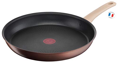 Tefal ECO-Respect G2540602 Bratpfanne, 28 cm, antihaftbeschichtet, Induktion, Aluminium, rot von Tefal