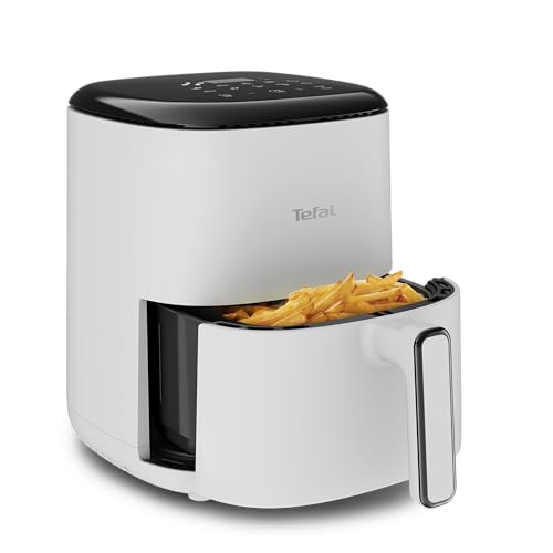 Tefal Easy Fry Compact Heißluftfritteuse 3L Fassungsvermögen, 10 automatische Garprogramme, Touchdisplay, zeit- und energiesparend, Antihaftbeschichtung, Nube, EY145A Tefal Easy Fry Compact Heißluftfritteuse 3L Fassungsvermögen, 10 automatische Garprogramme, Touchdisplay, zeit- und energiesparend, Antihaftbeschichtung, Nube, EY145A von Tefal
