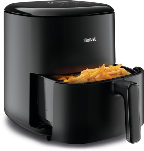 Tefal Easy Fry Max 5L Heißluftfritteuse, 10 automatische Garprogramme, digitaler Touchscreen, zeit-/energiesparend, Antihaftbeschichtung, schwarz, EY2458 von Tefal