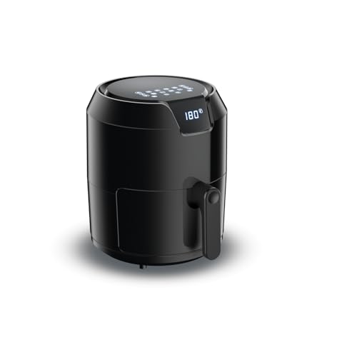 Tefal Heißluftfritteuse Easy Fry Precision XL, Air Fryer, 1500 W, 4,2 L für 6 Portionen, 8 automatische Programme, Digitales Display, energiesparend, gesunde Friteuse ohne Öl, schwarz, EY4018 von Tefal