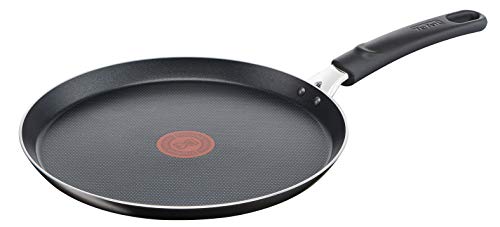 TEFAL Easy Cook & Clean B5541002 Crêpe-Pfanne, 25 cm, antihaftbeschichtet, für alle Herdarten außer Induktion geeignet von Tefal