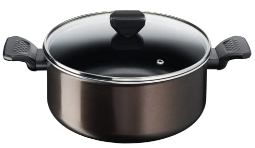 Tefal Easy Cook & Clean Kochtopf, 24 cm (4,7 l) + Deckel, für alle Herdarten außer Induktion B5544602 von Tefal