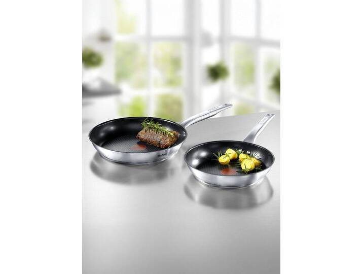 Tefal Edelstahl-Pfannen in Profi-Qualität, Pfanne 28 cm, Edelstahl von Tefal