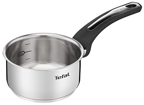 Tefal Emotion E3012704 Stieltopf, 14 cm, Edelstahl, gleichmäßige Wärmeverteilung, elegantes Design, robuster Griff, Induktion von Tefal