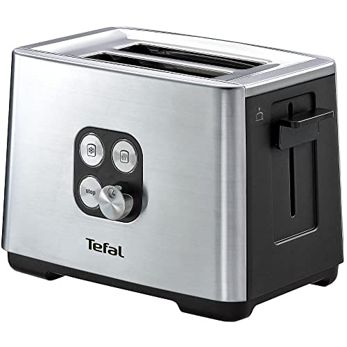 Tefal Equinox TT420D30 Toaster, 900 W, 2 Brotscheiben, Silber von Tefal