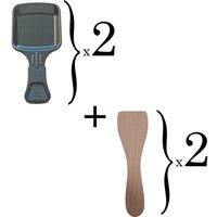 Tefal - Ersatzteil - Satz von 2 Raclette-Pfännchen und 2 Holzspateln - moulinex Tefal - Ersatzteil - Satz von 2 Raclette-Pfännchen und 2 Holzspateln - moulinex von Tefal