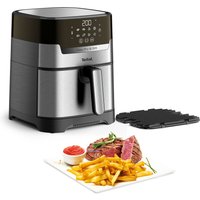 Tefal Fritteuse "Easy Fry & Grill Deluxe", 1400 W, für bis zu 6 Personen, 8 Programme, energiesparend, ohne Öl. EY505D von Tefal