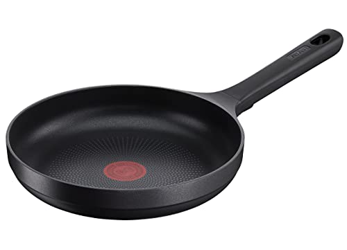 Tefal G61204 Trattoria Pro Bratpfanne 24 cm | Aluguss | unbedenkliche Antihaftversiegelung | Thermo-Signal Temperaturanzeiger | für alle Herdarten geeignet | induktionsgeeignet | Schwarz von Tefal