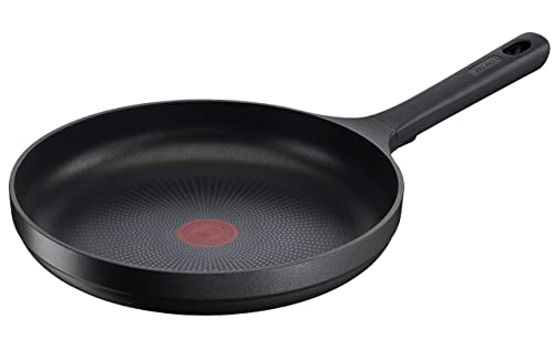 Tefal G61206 Trattoria Pro Bratpfanne 28 cm | Aluguss | unbedenkliche Antihaftversiegelung | Thermo-Signal Temperaturanzeiger | für alle Herdarten geeignet | induktionsgeeignet | Schwarz von Tefal