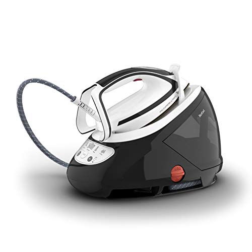 Tefal GV9550 Pro Express Ultimate Dampfbügelstation, leistungsstarker 8-Bar-Druck, Dampfstoß: 520 g/Min., 1,9 L Wassertank, abnehmbarer Antikalk-Kollektor, Anti-Tropf-System, 5 Einstellungen von Tefal