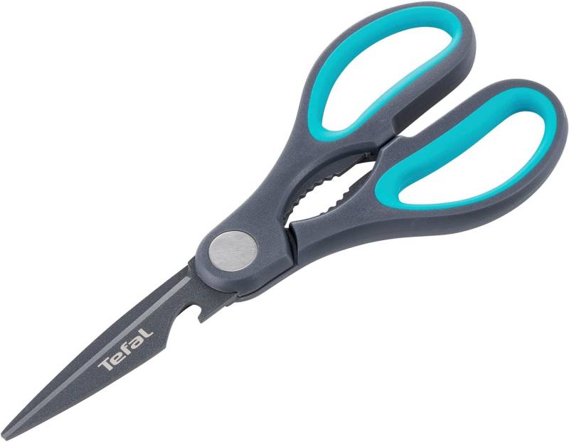 Tefal Haushaltsschere Fresh Kitchen, (1-tlg), Flaschenöffner, Nussknacker, Edelstahlklingen, Antihaftversiegelung von Tefal