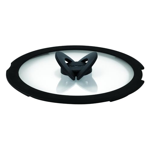 Tefal Ingenio Glasdeckel 24cm, leicht verstauen, platzsparend, zusammenklappbare Griffe, schneller erhitzen, geeignet für Ingenio Kochgeschirr, spülmaschinenfest, hochwertige Qualität, L9846554 von Tefal