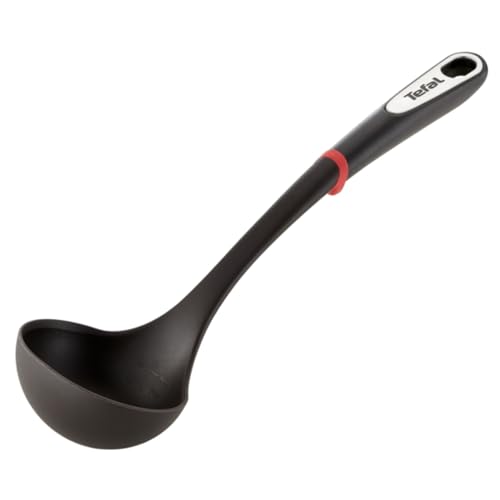 Tefal Ingenio K20601 Suppenkelle | Schöpfkelle | Ideal zum Servieren | 39.7 x 9.2 x 7.79 cm | Kunststoff | schwarz von Tefal