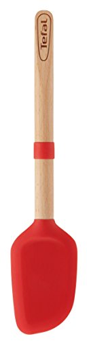 Tefal K23046 Ingenio Holz-Löffel Silikon | flexiblen Kopf | hochwertigen Holzgriff | Befestigungshaken|35.3 x 9.2 x 2.7 cm, Braun von Tefal