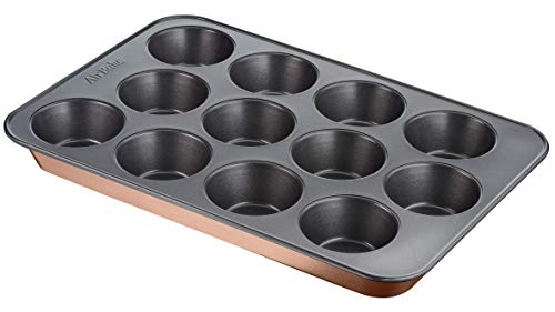 Moule 12 muffins Tefal Airbake 29X41 cm Anti-adhésif Acier Marron von Tefal