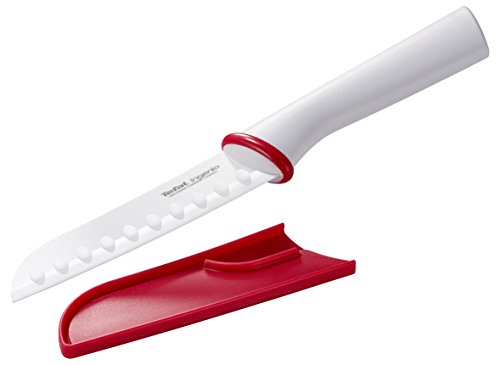 Tefal K15304 Ingenio Keramik Santokumesser 13 cm, weiß von Tefal