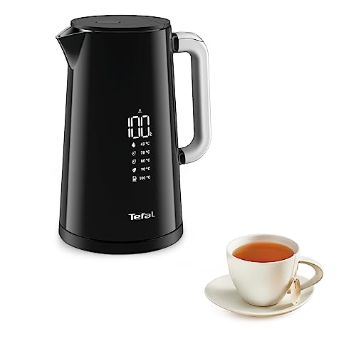 Tefal Smart & Light, digital, 7 Positionen, Schwarz Wasserkocher Schwarz von Tefal