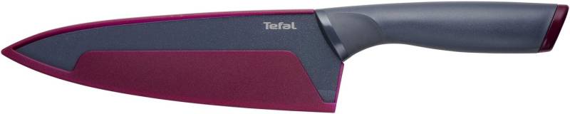 Tefal Kochmesser Fresh Kitchen, 20 cm, Klingen aus rostfreiem Stahl, Titan-Versiegelung, Klingenschutz von Tefal