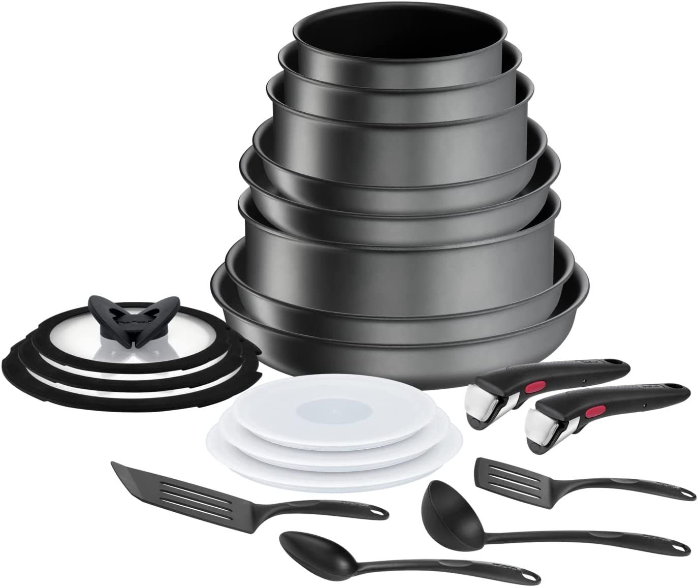 Tefal Kochtopf Set mit 20 Teilen Ingenio Daily Chef On L7619402, (20-tlg) von Tefal