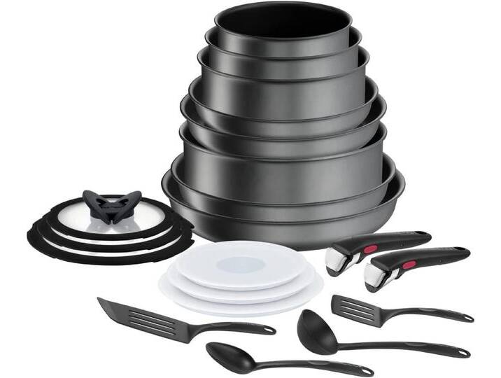 Tefal Kochtopf Set mit 20 Teilen Ingenio Daily Chef On L7619402, (20-tlg) von Tefal