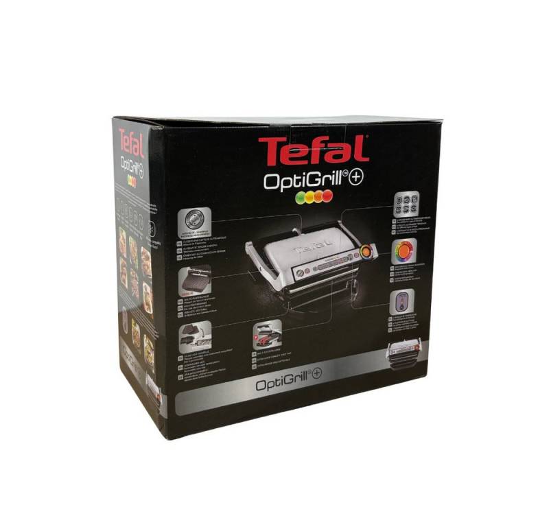 Tefal Kontaktgrill OptiGrill+ GC712D Kontaktgrill - Antihaft, 2000W, für 2-4 Personen Tefal Kontaktgrill OptiGrill+ GC712D Kontaktgrill - Antihaft, 2000W, für 2-4 Personen von Tefal