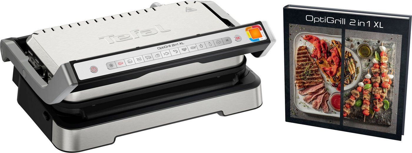 Tefal Kontaktgrill OptiGrill 2in1 XL GC782D, 2200 W von Tefal