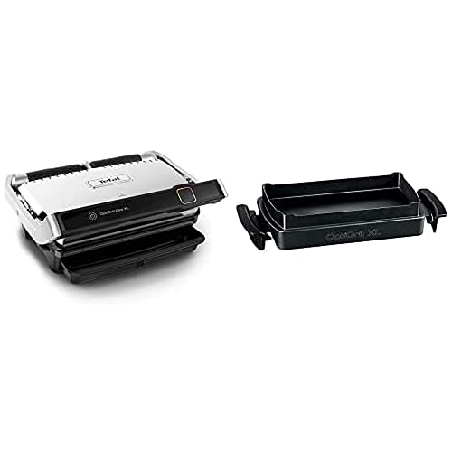 Tefal Kontaktgrill Optigrill Elite XL GC760D + XA7278 OptiGrill+ XL Backschale | geeignet für alle OptiGrill+ XL Modelle von Tefal