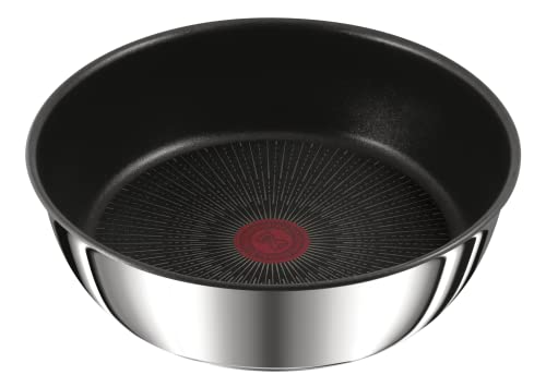 Tefal L97333502 Ingenio Präferenz Sautéuse 24 cm, Edelstahl, Nicht -Schicht, Griff getrennt verkauft, alle Lichter einschließlich Induktion, von Tefal