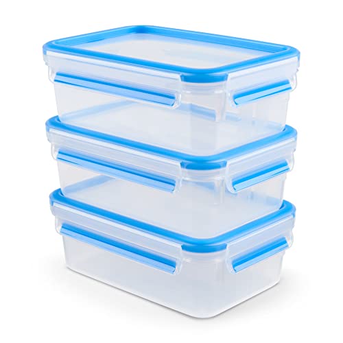 Tefal Luftdichte Lunchbox MS Kunststoff (Set 3 x 1.00 Liter) von Tefal