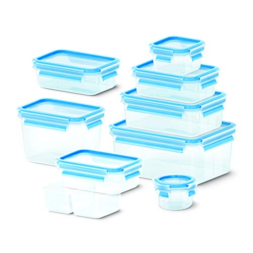 Tefal Luftdichte Lunchbox MS Kunststoff (Set 9 x 0,15 L - 2,2 Liter) von Tefal
