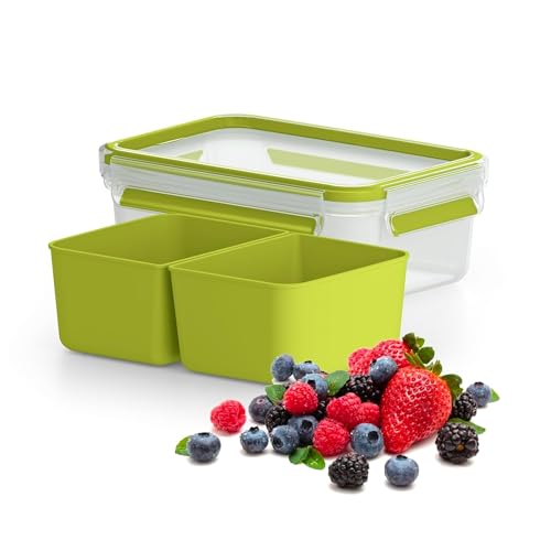 Tefal - MASTERSEAL Micro - Aufbewahrungsbox, Kunststoff, grün, 1 l von Tefal